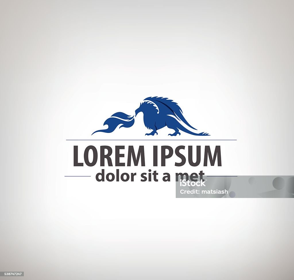 Dragon Label Dragon Label Stock Illustration - Download Image Now - 2015, Animal ...