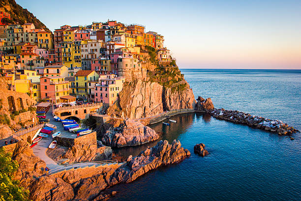 istock Sunset in Manarola, Cinque Terre, Italy 538748187