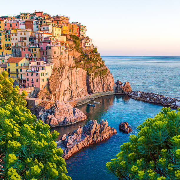 istock Sunset in Manarola, Cinque Terre, Italy 538748619