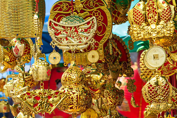 istock Red lantern decoration during Chinese New Year 538748951