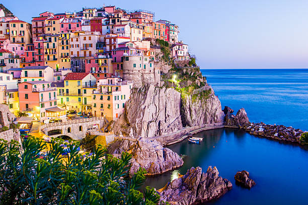 istock Sunset in Manarola, Cinque Terre, Italy 538749927