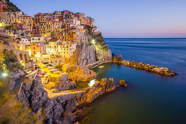 istock Sunset in Manarola, Cinque Terre, Italy 538751725