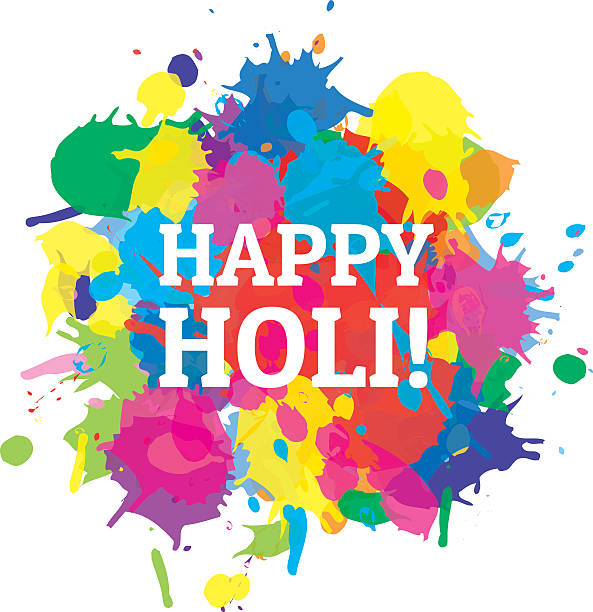 istock Indian festival Happy Holi colors splash vector. 538754705