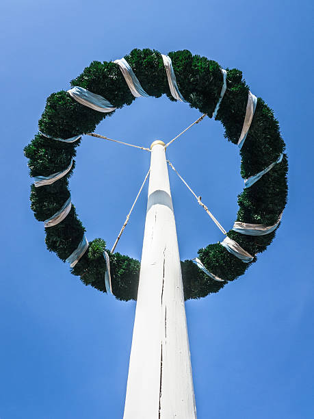 メイポール - bavaria austria blue celebration ストックフォトと画像