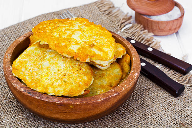 istock Fried Potato Pancakes. Belarusian and German Cuisine 538772786
