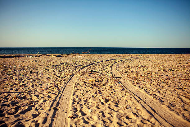 istock Beach road in Montauk, Long Island, NY 538773336