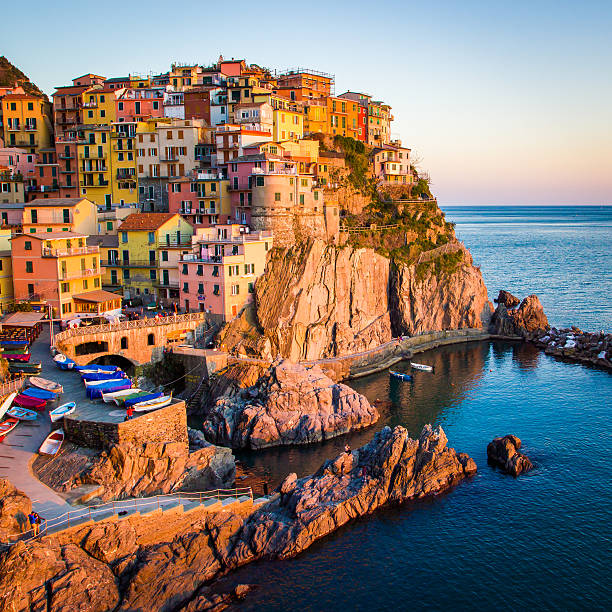 istock Sunset in Manarola, Cinque Terre, Italy 538773847