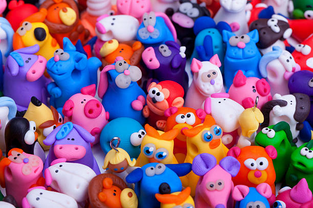 istock Large group of clay toys 538774120