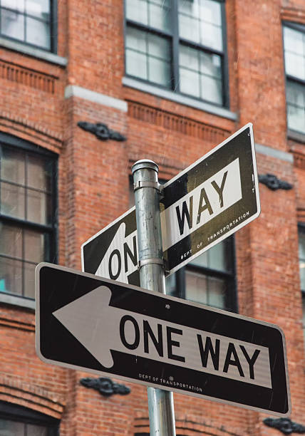 istock One Way Signs in New York 538774199