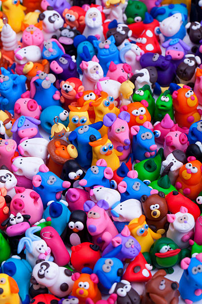 istock Large group of clay toys 538774782