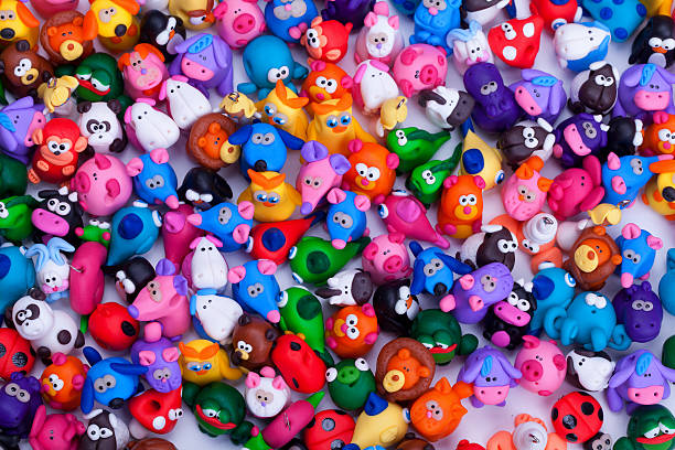 istock Large group of clay toys 538775002