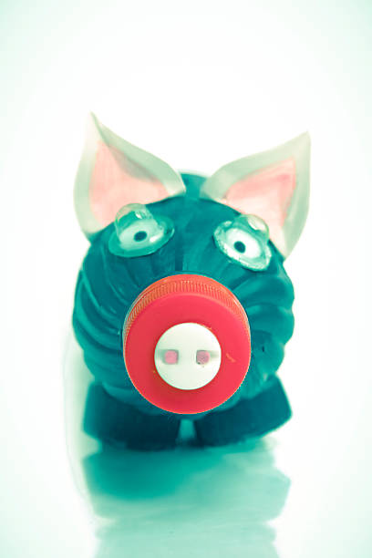 istock Piggy Bank Made By Recycled Plastic Bottle 538775107