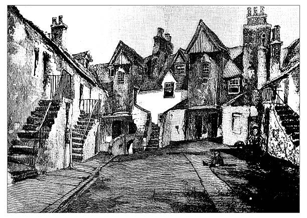 istock Antique illustration of old Edinburgh: White Horse Inn 538775734
