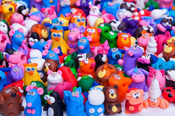 istock Large group of clay toys 538776798