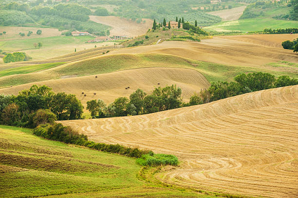 istock Beautiful Tuscan rural scenery atmosphere in storm 538778137