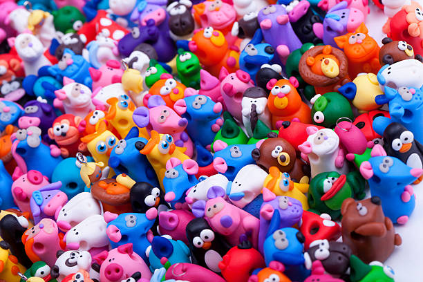 istock Large group of clay toys 538778838