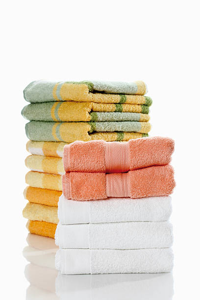 istock Stacks of colorful towels 538779087