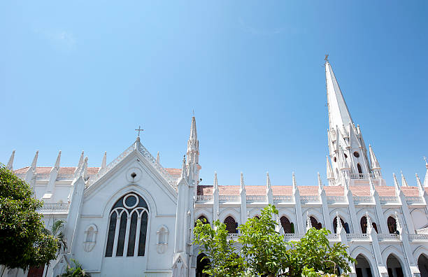 istock St. Thomas Basilica roofline, Chennai, India 538779114