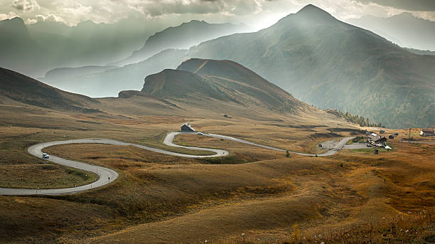istock Serpentine road at Passo Giau, Dolomites, Italy 538779145
