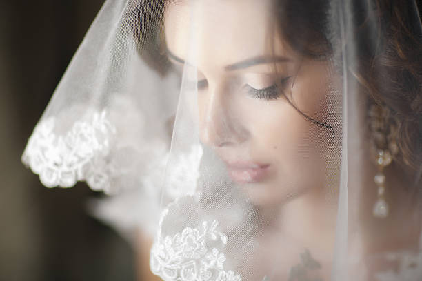 istock Beautiful bride in her wedding dress 538780164