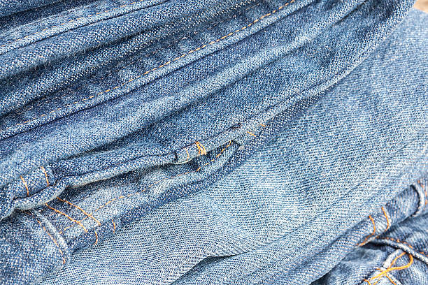 istock Lot of different blue jeans Blue Jeans 538783064
