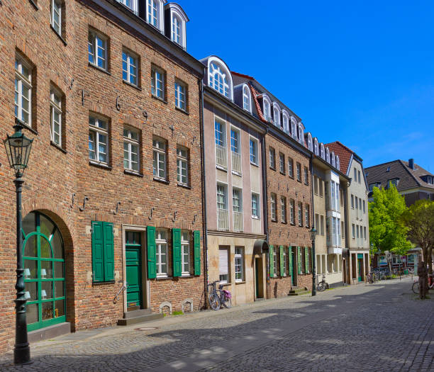 istock Street with old buildings in Dusseldorf, Germany 538784564