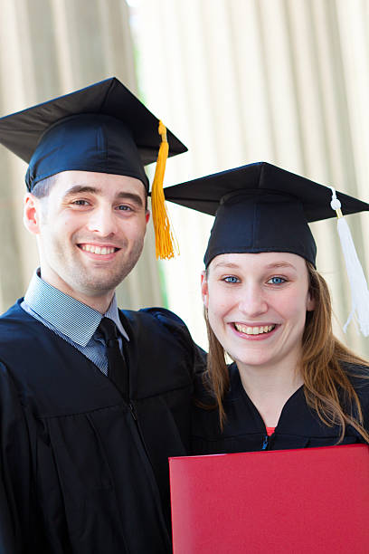 istock Portrait of Happy Smiling Graduating Students 538788146