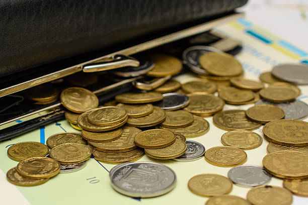 istock Money. Purse with coins. 538790180