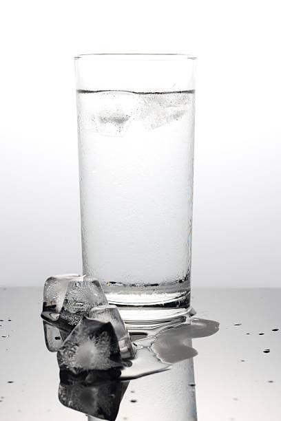 istock water with ice cubes in the glass 538795012