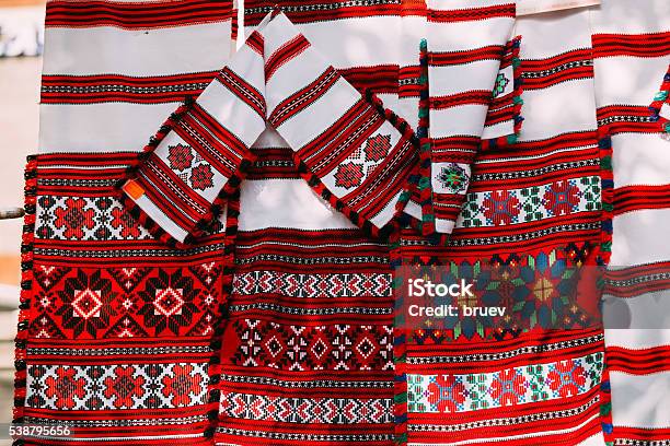 Slavic Traditional Pattern Ornament Embroidery Culture Of Belarus Stock Photo - Download Image Now
