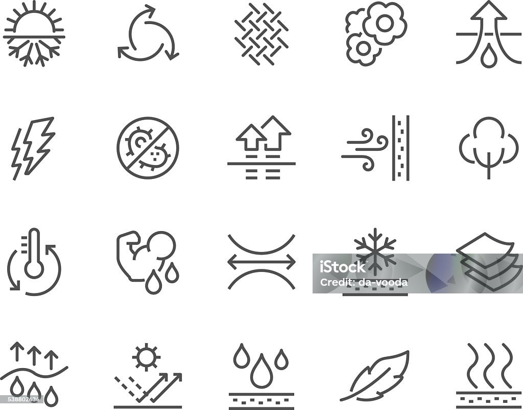 Material mit Symbolen - Lizenzfrei Icon Vektorgrafik Material mit Symbolen - Lizenzfrei Icon Vektorgrafik