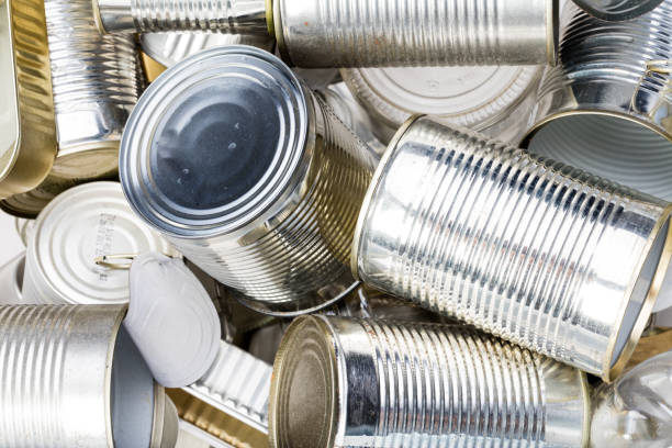 istock group of clean used tin can in the trash 538807106