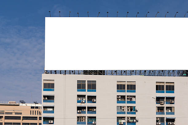 istock The white Bill board,the white background  bill board building 538808554