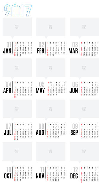 istock Vector of Calendar 2017 year ,12 month calendar 538810820