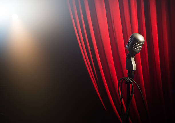 istock Vintage concert microphone 538812197