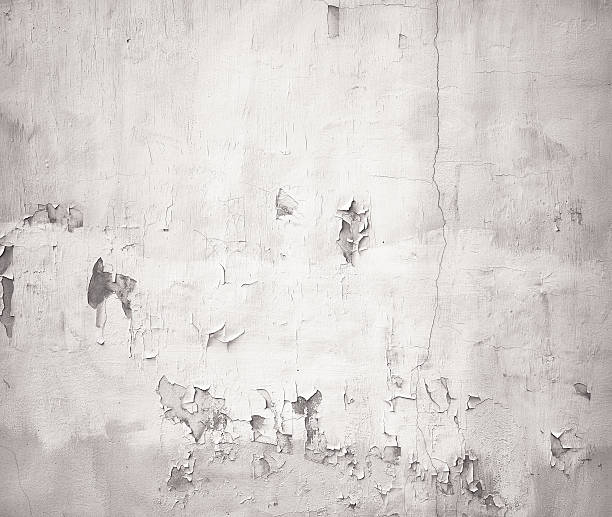 istock Gray dilapidated grunge wall texture, concrete cement background 538813224