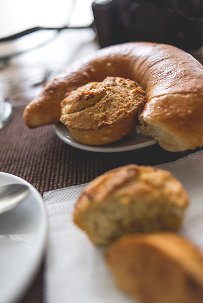 istock Cup of coffee and breakfast 538814873