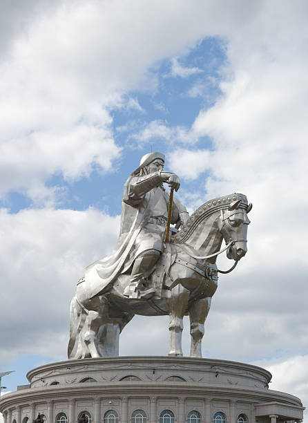 istock Steel Statue of Genghis Khan 538815639