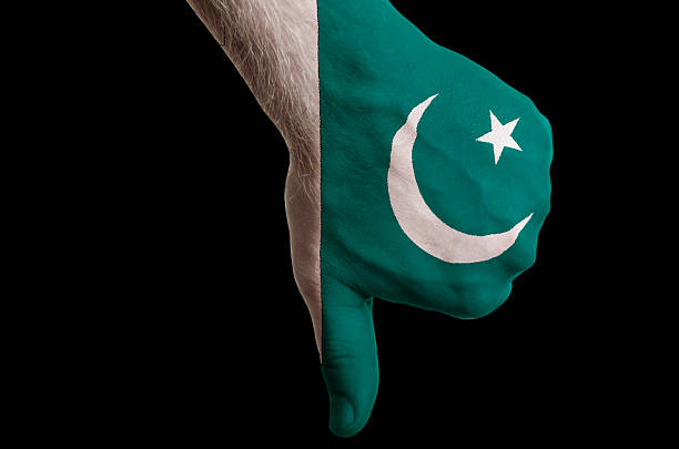 istock pakistan national flag thumbs down gesture for failure 538829431