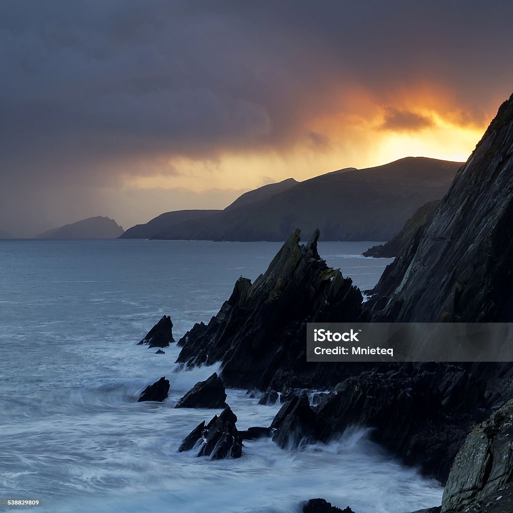 Slea Head Slea Head, Dingle Peninsula, Co. Kerry, Ireland 2015 Stock Photo