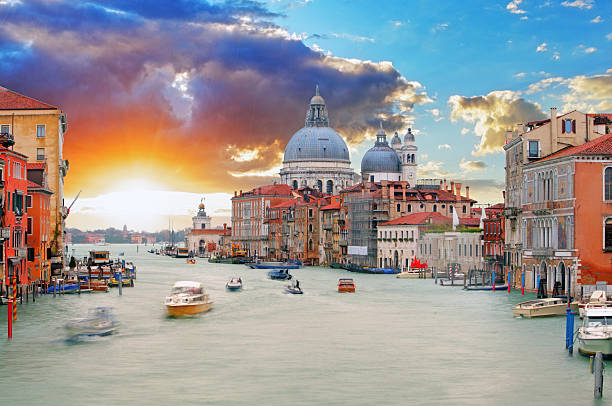 istock Grand canal of Venice at sunset 538830551