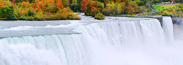 istock Panorama of Niagara Falls in autumn 538830785