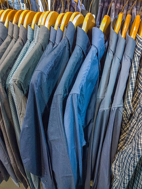 istock Shirts in the supermarket. 538838041