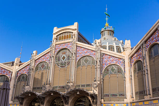 istock Valencia Mercado Central market facade Spain 538838315