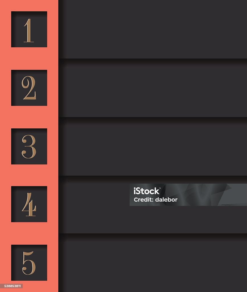 Flowchart With Five Steps Stock Illustration - Download Image Now ...