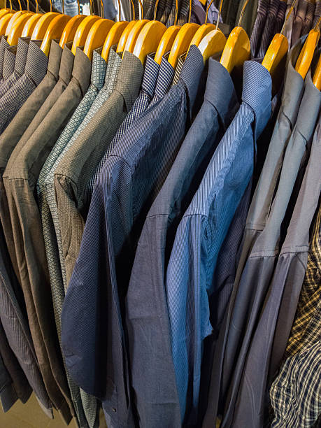 istock Shirts in the supermarket. 538856267