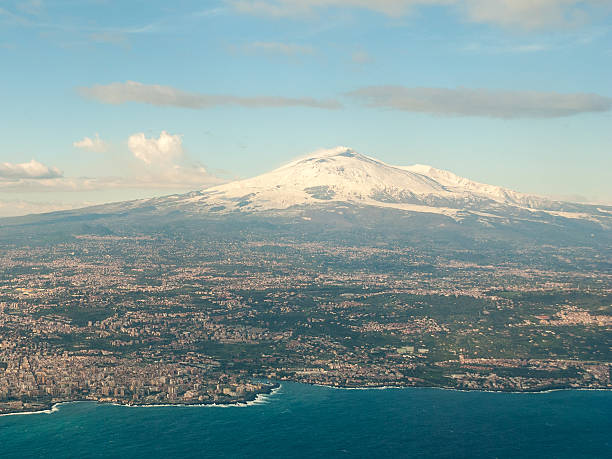 istock Aerial view of volcano Etna 538858289