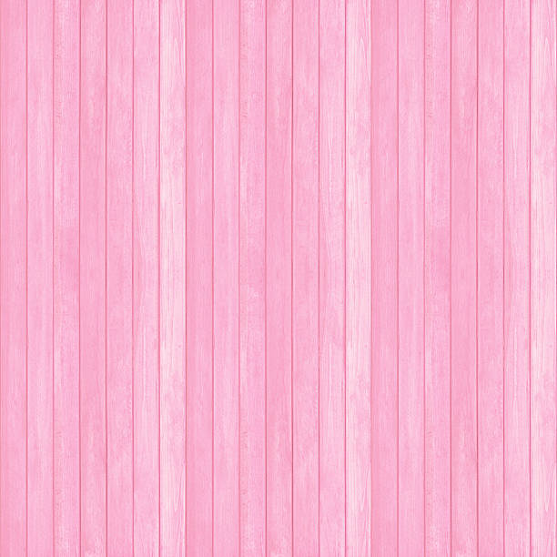istock Wooden wall texture background, pink pastel colour 538864346
