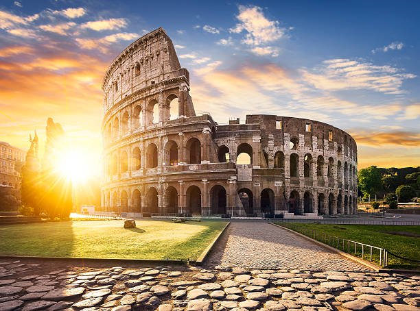 istock Rome and Colosseum, Italy 538866390