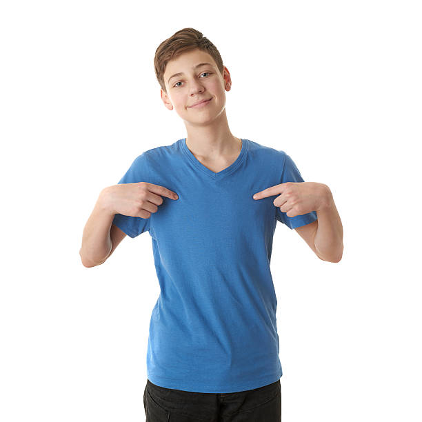 istock Cute teenager boy over white isolated background 538867308